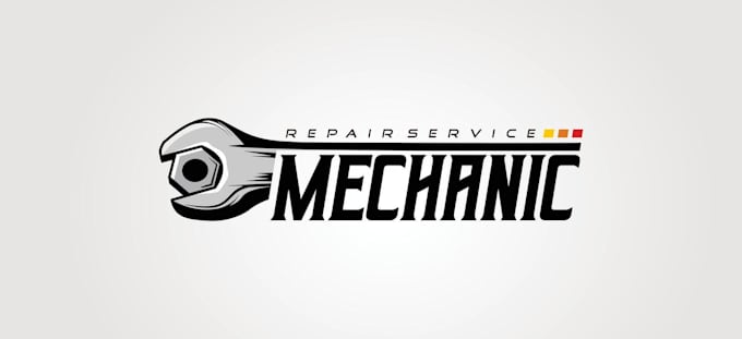 design a professional machine and mechanic logo