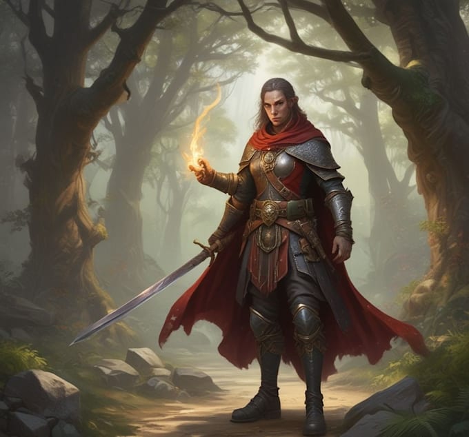 draw your dnd character art pathfinder