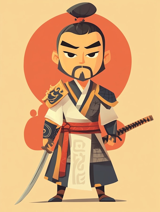 draw 2d game character for game art