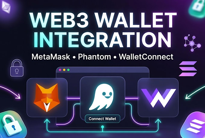 integrate web3 wallets like metamask, phantom, and walletconnect to your website