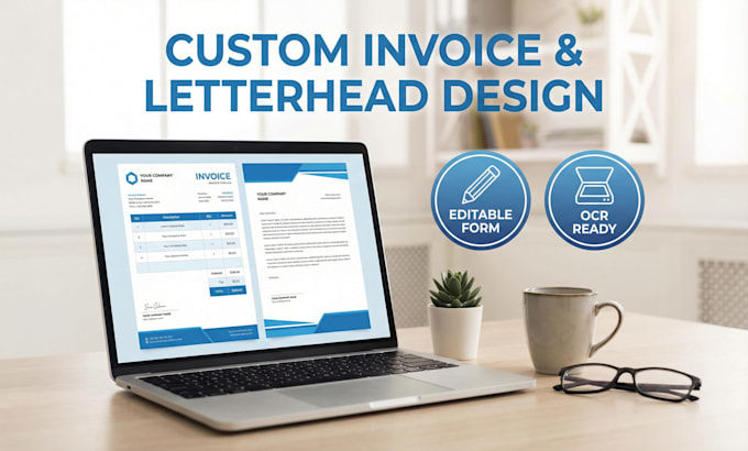 design official document invoice template ocr letterhead editable invoice form