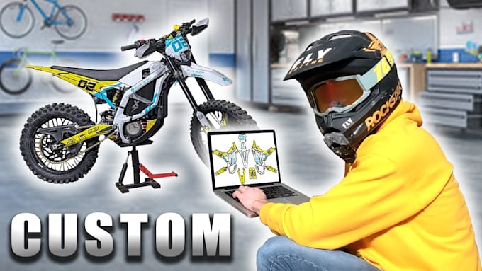 Create custom motocross wraps, racing decals, and downhill jersey ...