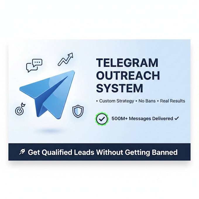 create a custom telegram cold outreach system