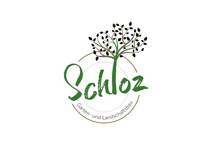 design super garden and landscape construction logo