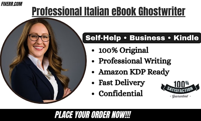 write your italian book and ebook self help ebook italian ghostwriter kdp