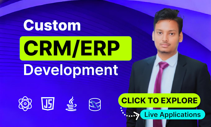 develop custom CRM web portal saas erp websites webapps