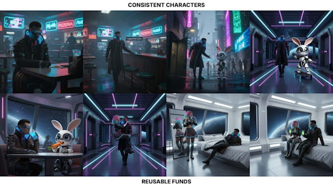 create consistent ai characters and narrated videos for your story