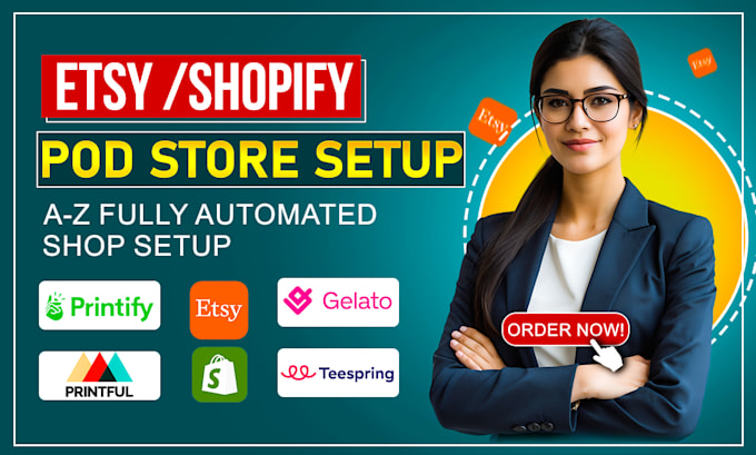 setup your etsy pod store with printify and SEO listings