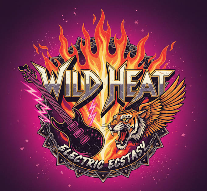 design a power metal band logo