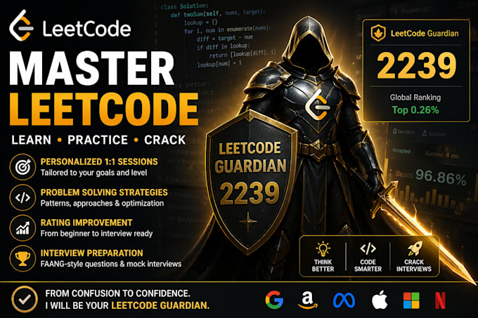 teach you leetcode, dsa, and coding interviews