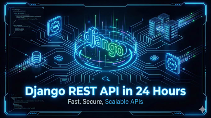 build or fix django rest API in 24 hours