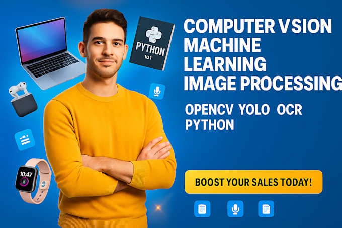 do computer vision, machine learning, image processing,ai opencv yolo ocr python