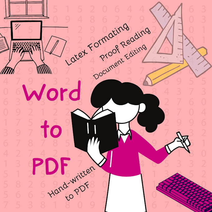 convert your word or handwritten document into latex format