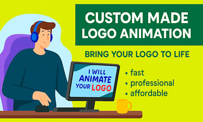 create a professional 2d logo animation reveal for your brand