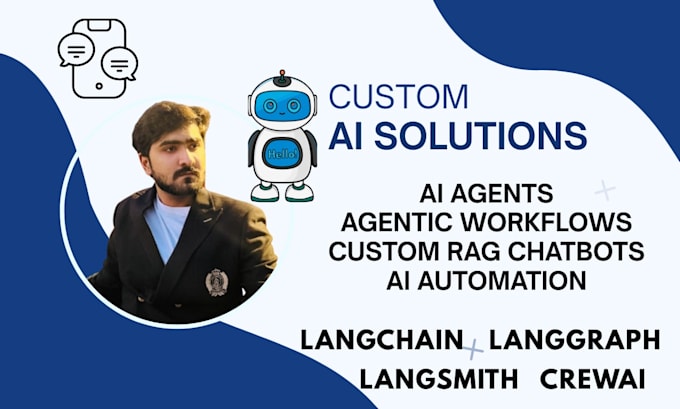 develop ai agents, llm applications and chatbots with langchain, langgraph