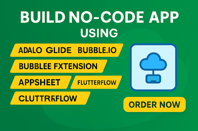 Construa aplicativos sem código usando adalo, glide, bubble io ...