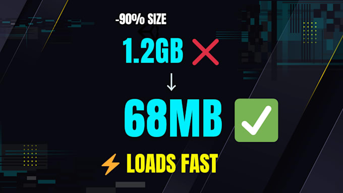 fix your unity webgl build size and slow loading issues