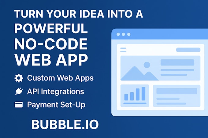 Build nocode bubble web app, bubble io marketplace bubbleio mobile app ...