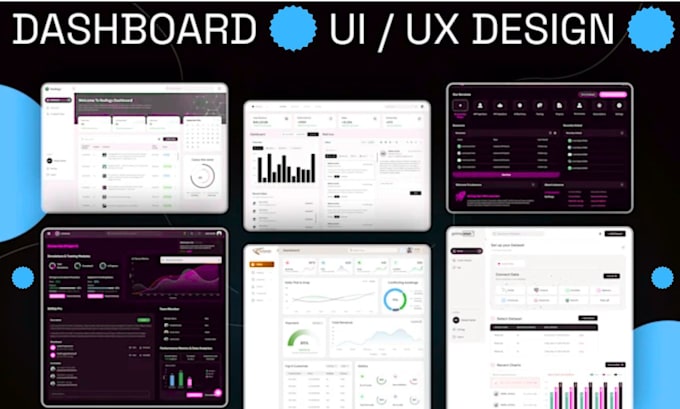 design modern uiux dashboards, web apps and figma interfaces