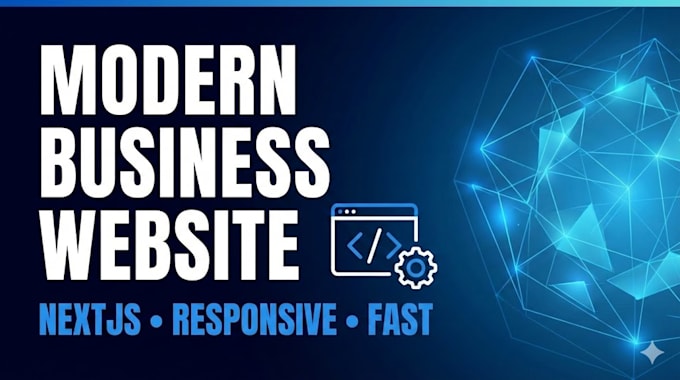 build a modern business website using nextjs