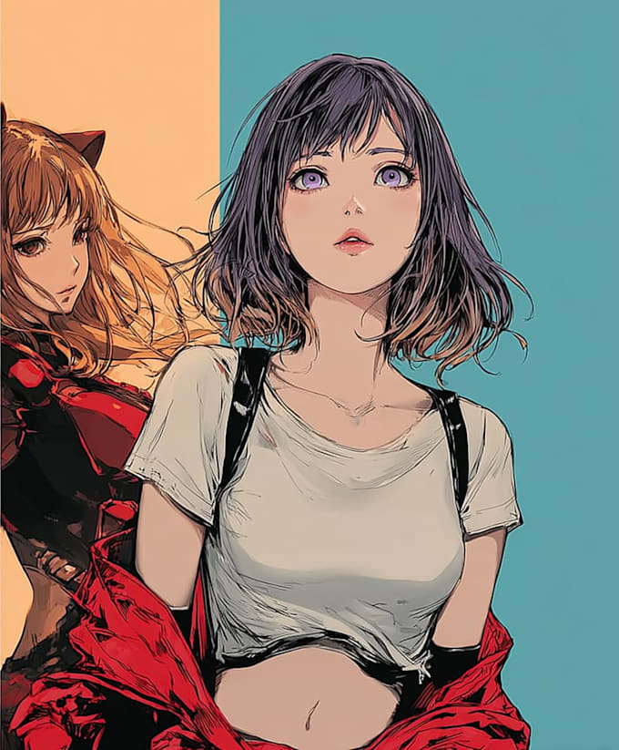 Draw professional manga or comic style character art by Gavinnorthe ...