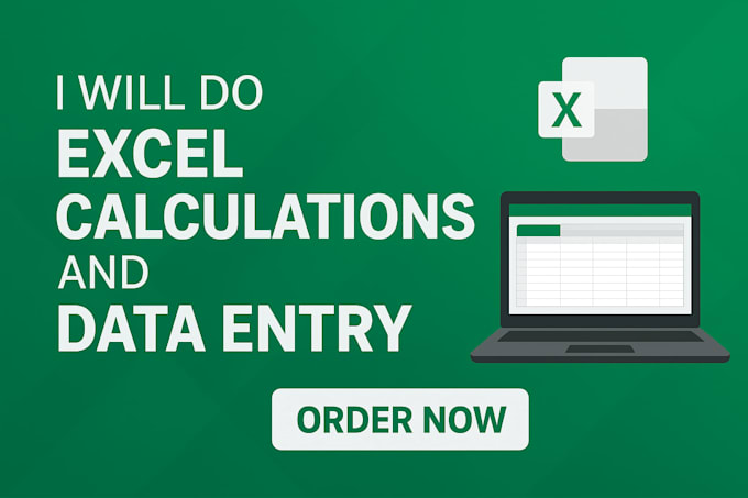 do data entry and excel business calculations