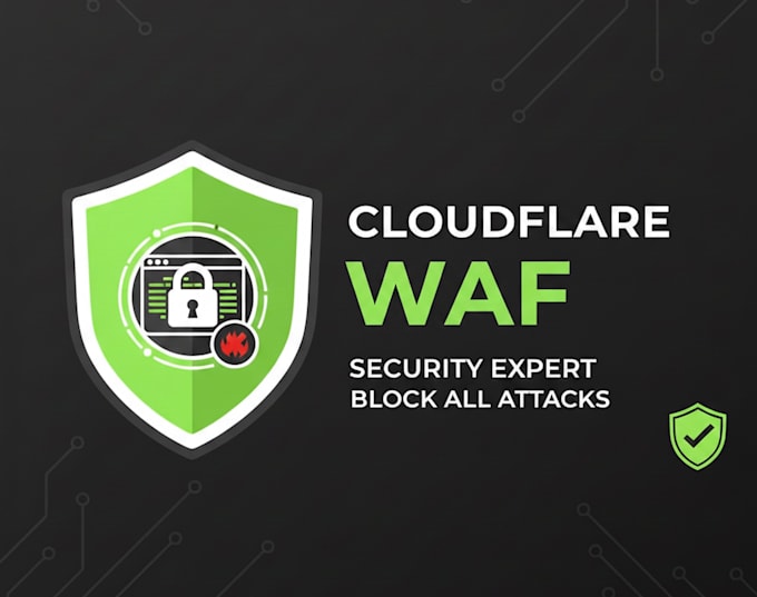 setup cloudflare waf to protect your website