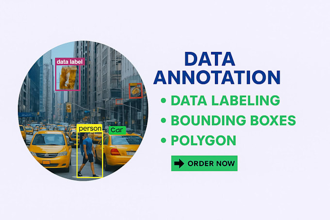 do data labelling, bounding box, data annotation for ai