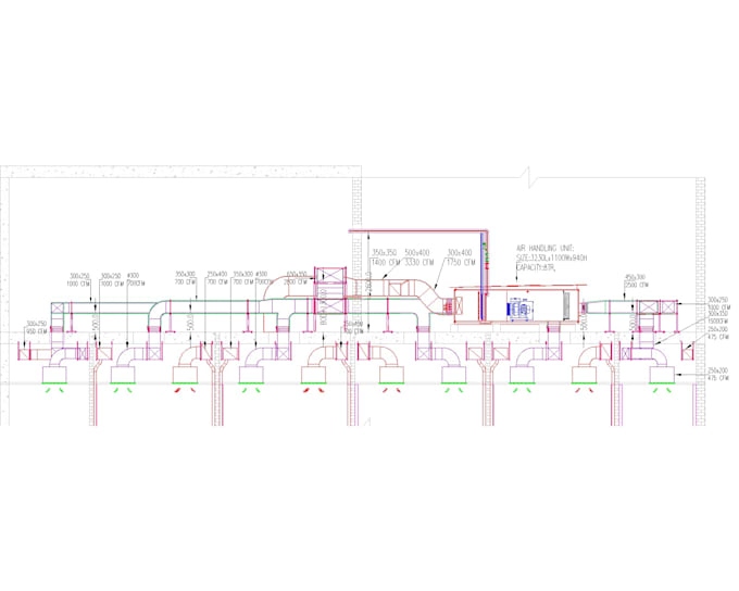 create a professional hvac design and layout