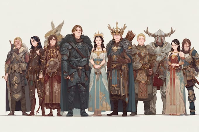 Crear un monstruo de fantasía, dnd, arte de personajes de fantasía dnd