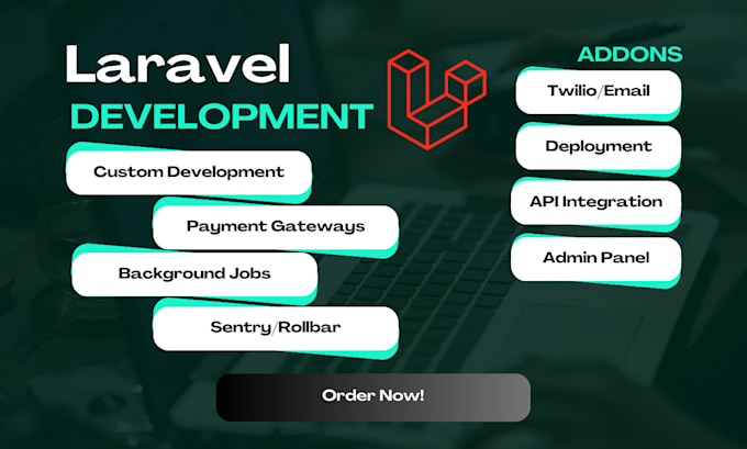 develop laravel web application