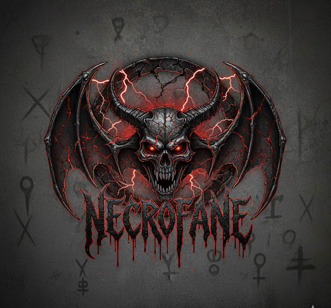 make an evil logo for your band posters