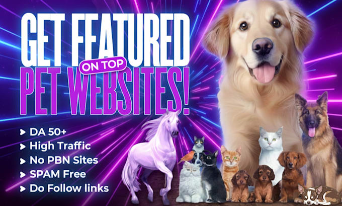 publish on pet guest post with high da pet backlinks and blog posting