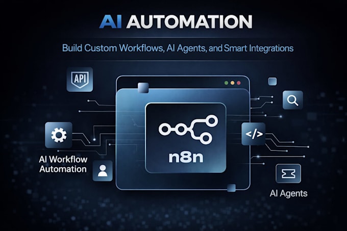 create n8n automations, workflows, ai agents, and api integrations
