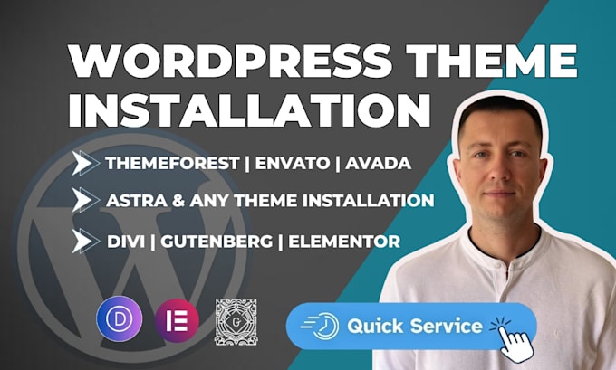 install wordpress theme and demo content