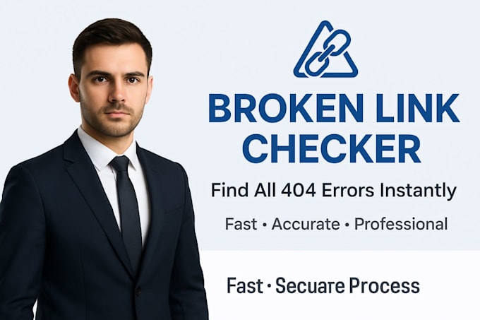 scan your website and find all broken links, errors and missing pages