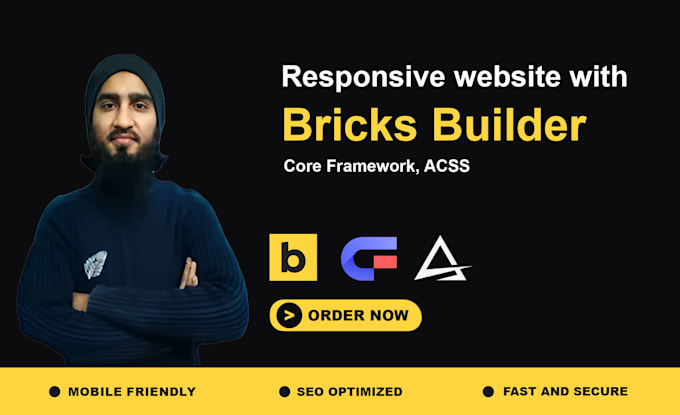 design, redesign wordpress website with bricks builder, acss, core framework
