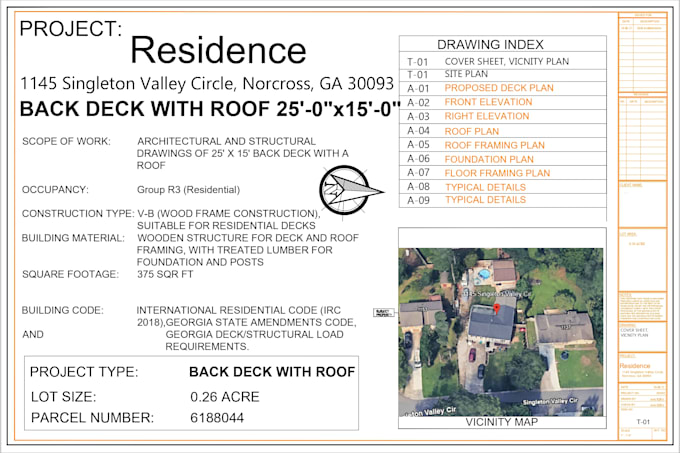 design professional deck plans for permit and construction