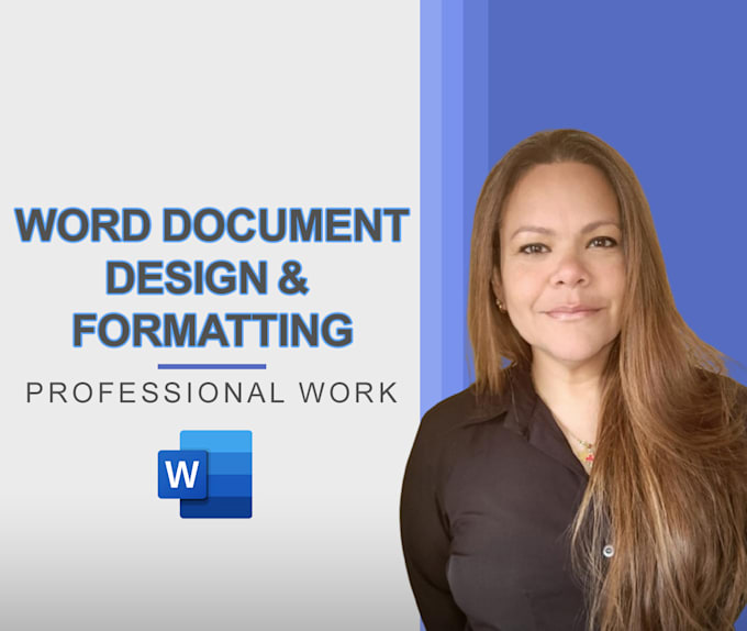 format edit and design microsoft word document