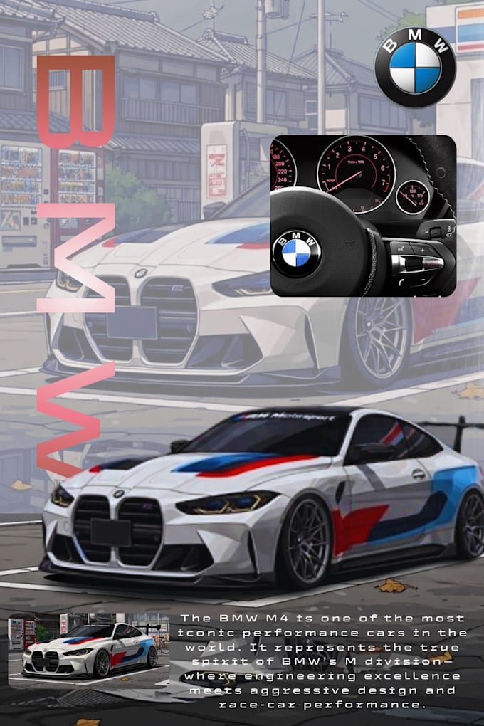 design stunning car posters for you