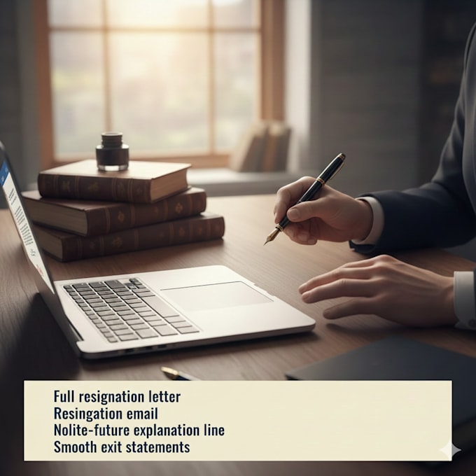 write a professional and polite resignation letter