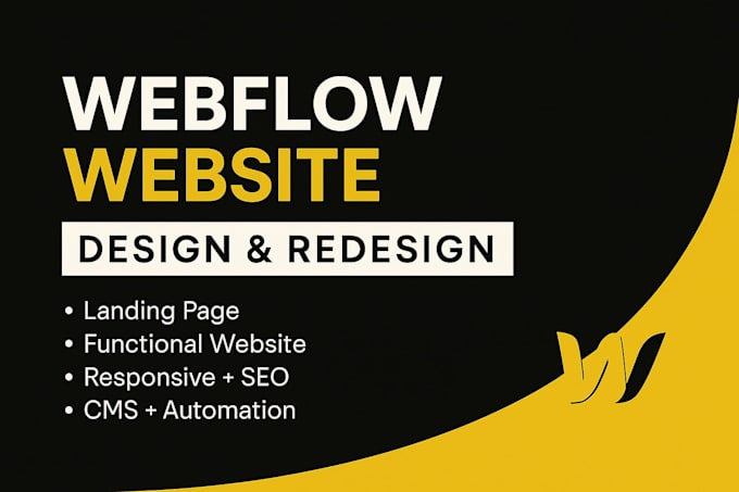 build, rebuild, migrate, fix webflow website development as full stack developer
