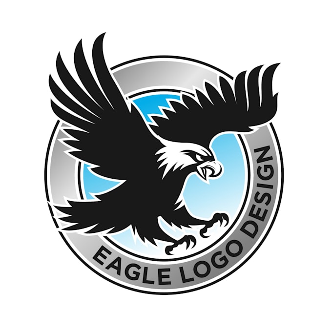 design a professional modern eagle logo