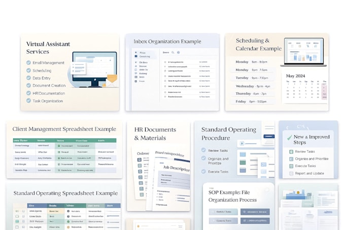 Be your virtual assistant for admin scheduling and organization by ...