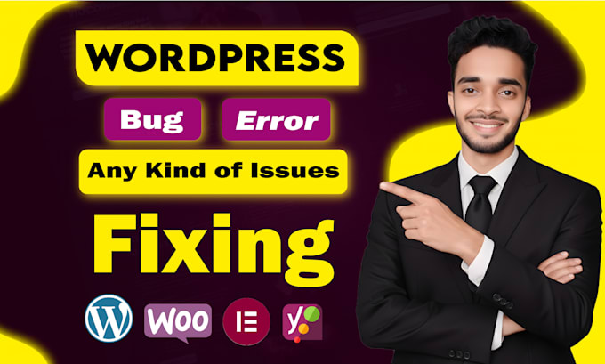 fix wordpress errors, bugs, issues, and any problem within 1 hour