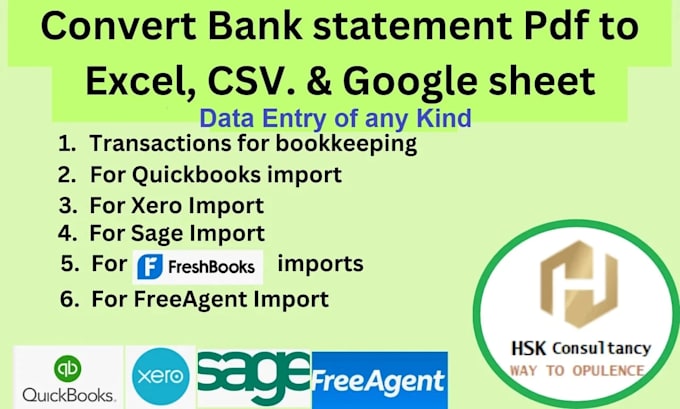 convert bank statement pdf to excel