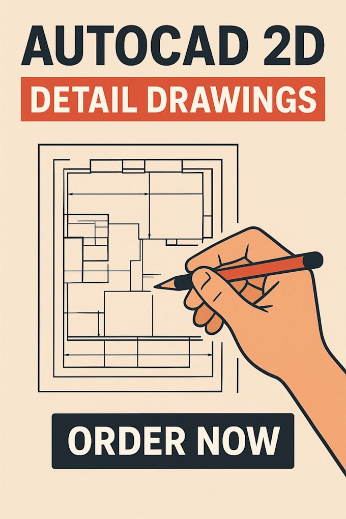 provide detailed 2d autocad drafting