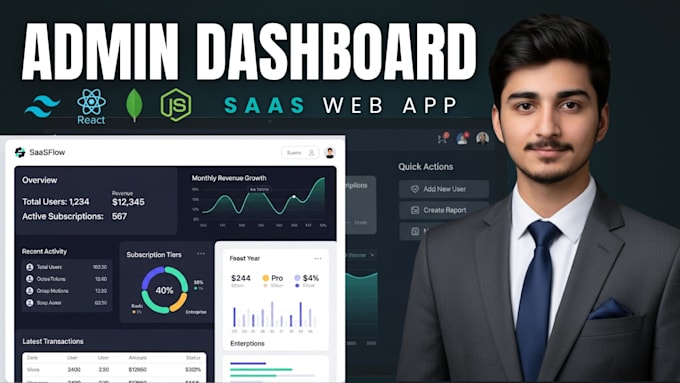 build a modern admin dashboard with mern stack