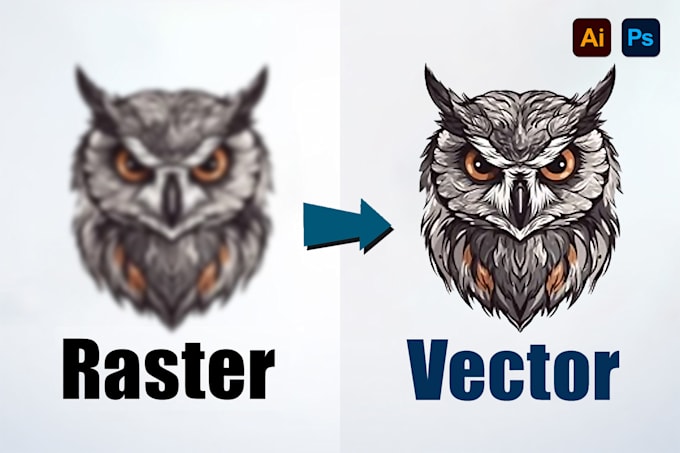 vectorize, redraw, and enhance your logo for print