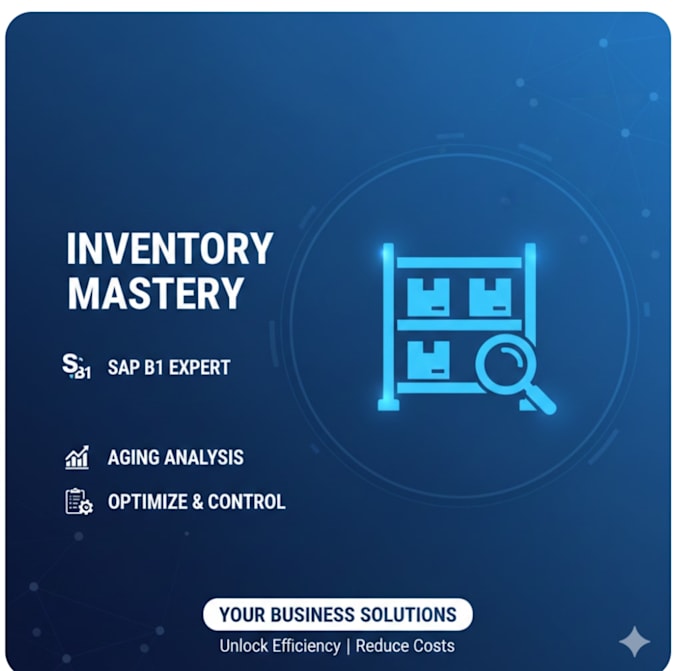 create inventory reports stock aging and warehouse analysis in excel or sap b1
